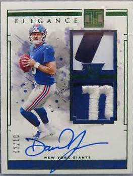 Daniel Jones [Helmet, Patch Autograph Team Logo] #104