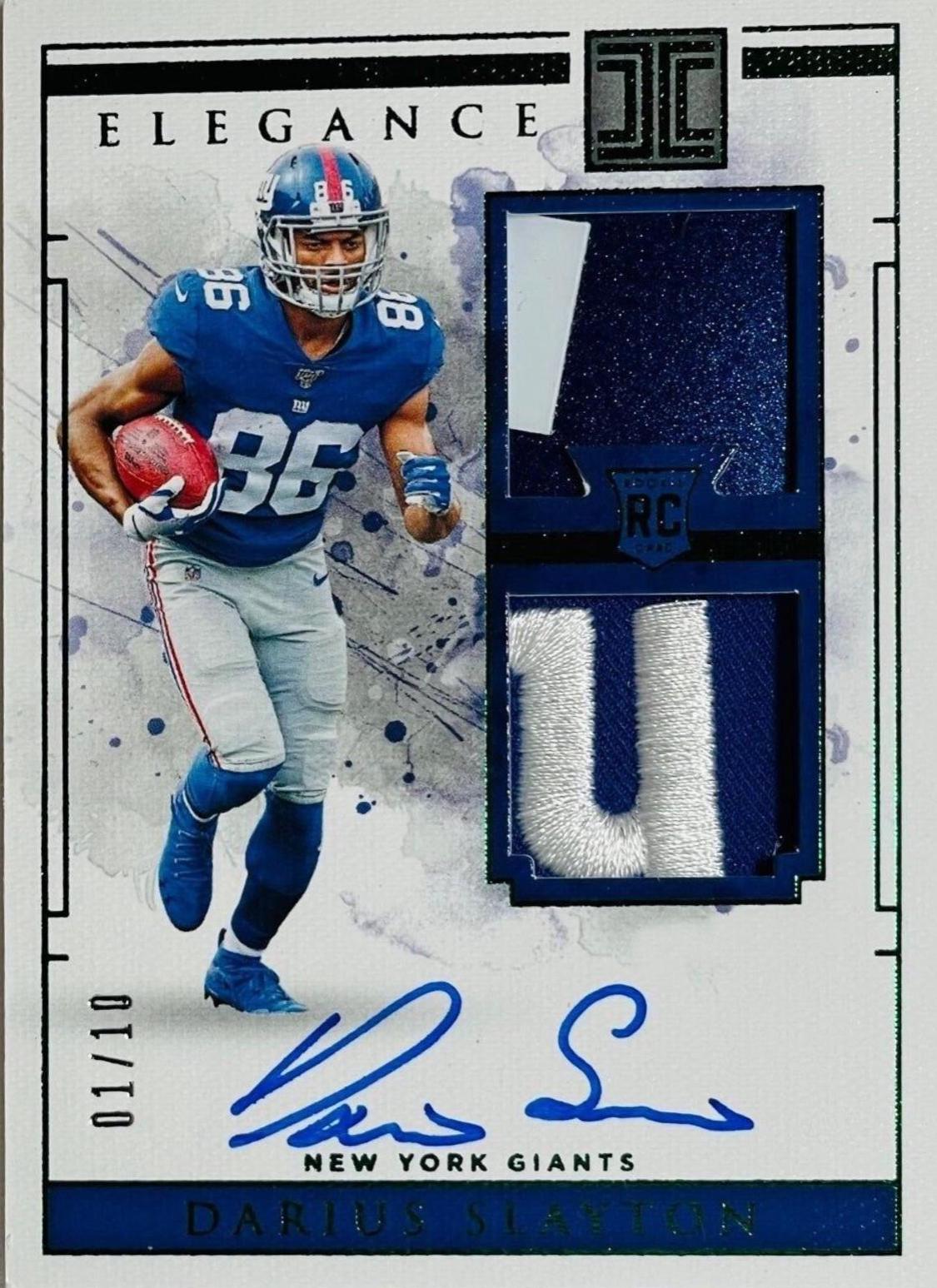 Darius Slayton [Helmet, Patch Autograph] #130