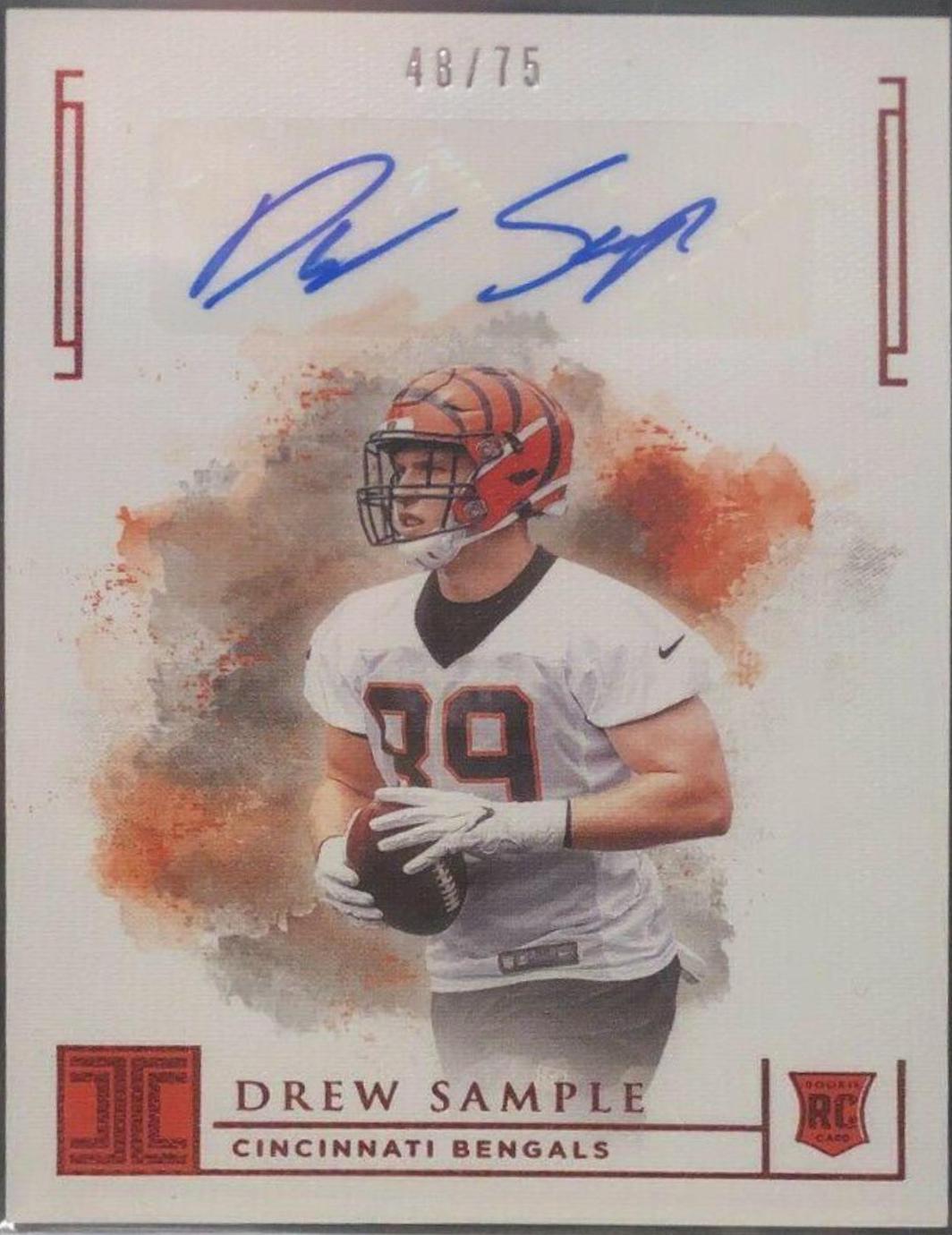 Drew Sample [Autograph Red] #151