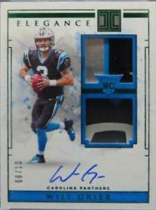 Will Grier [Helmet, Patch Autograph Team Logo] #105