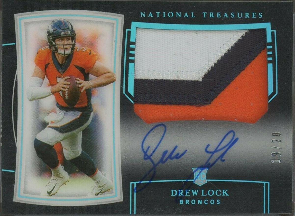 Drew Lock [Patch Autograph Midnight] #164