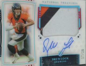 Drew Lock [Patch Autograph Stars & Stripes] #164