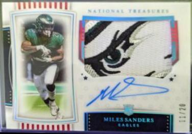 Miles Sanders [Patch Autograph Stars & Stripes] #180