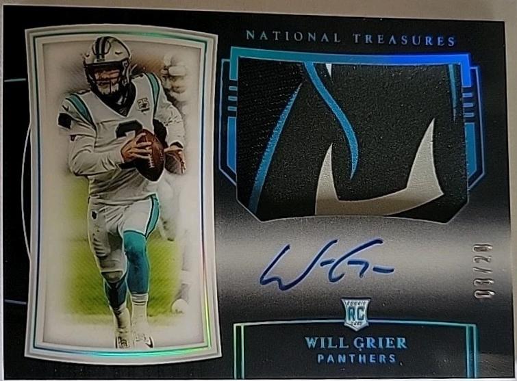 Will Grier [Patch Autograph Midnight] #169