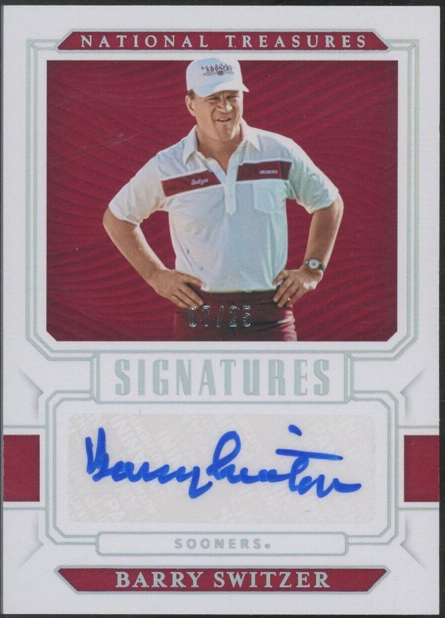 Barry Switzer [Signatures Silver] #75