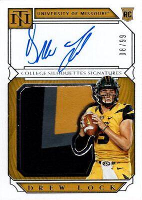 Drew Lock [College Silhouettes Signatures] #110