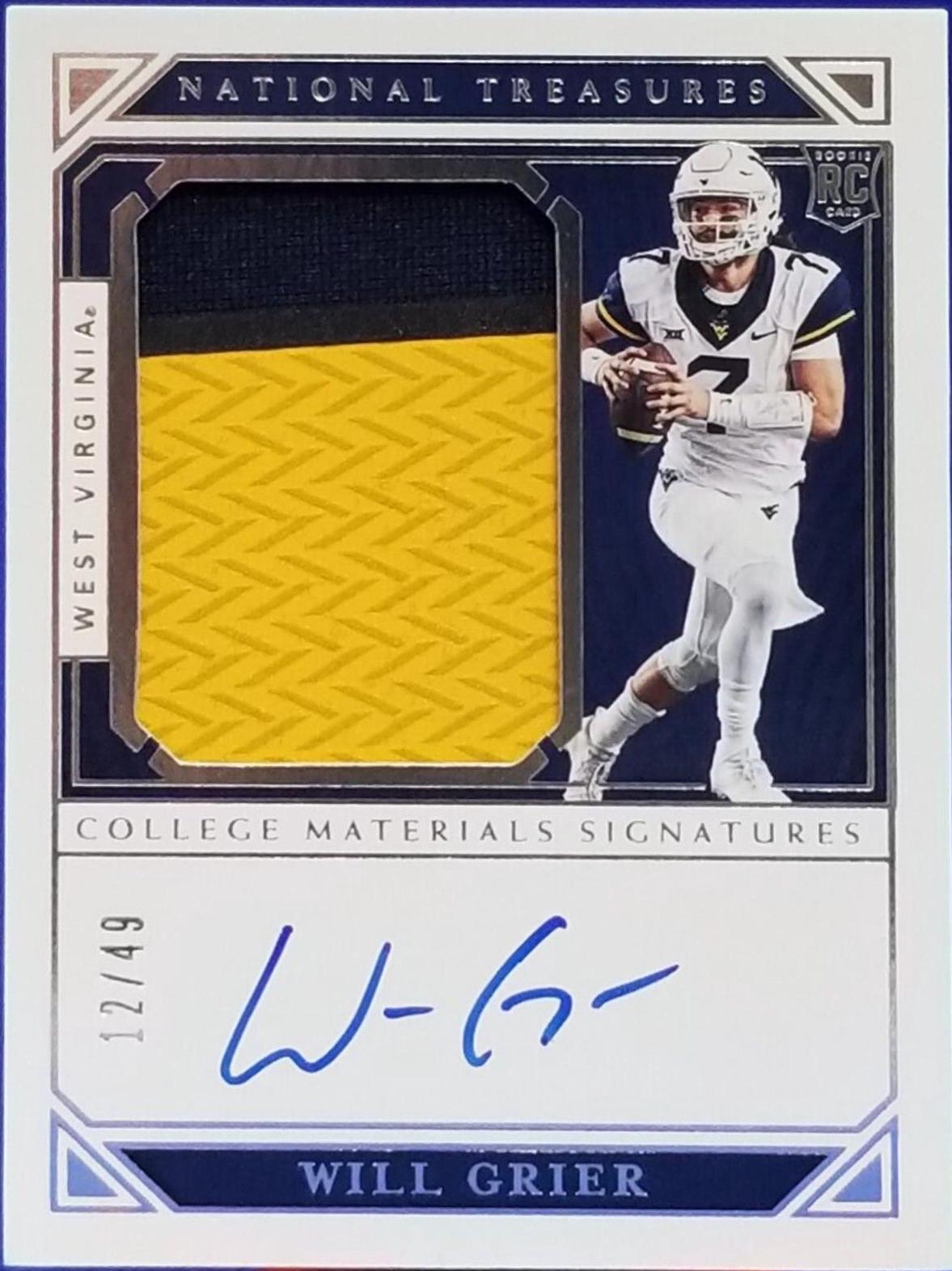 Will Grier [College Materials Signatures] #104