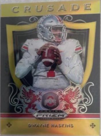 Dwayne Haskins [Gold Prizm] #13