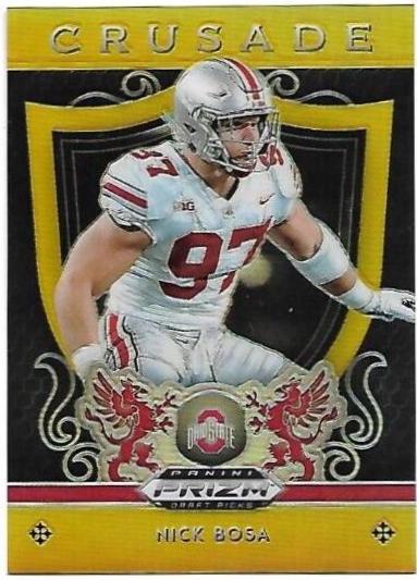 Nick Bosa [Gold Prizm] #1