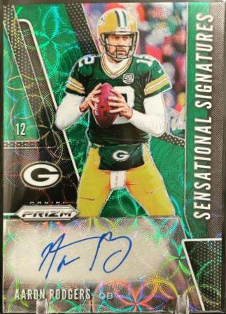 Aaron Rodgers [Green Scope Prizm] #SE-AAR