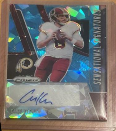 Case Keenum [Blue Ice Prizm] #SE-CAK
