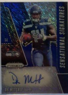 DK Metcalf [Blue Shimmer Prizm] #SE-DKM