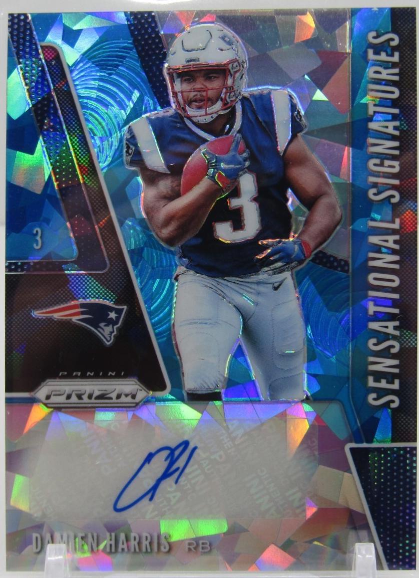Damien Harris [Blue Ice Prizm] #SE-DAH