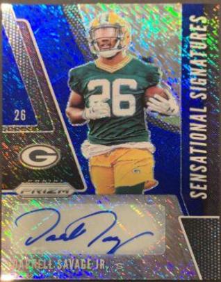 Darnell Savage Jr. [Blue Shimmer Prizm] #SE-DAS