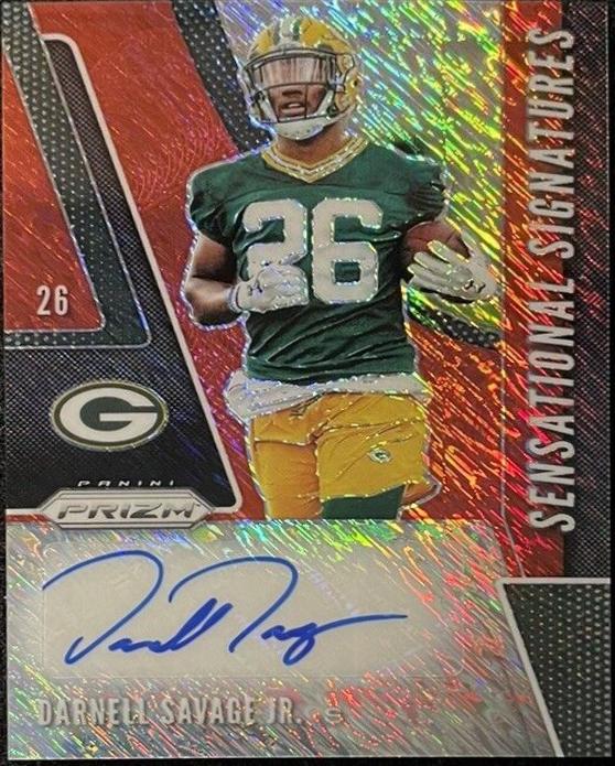 Darnell Savage Jr. [Red Shimmer Prizm] #SE-DAS