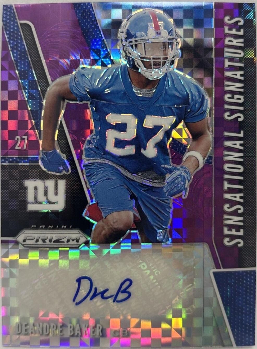 Deandre Baker [Purple Power Prizm] #SE-DEB