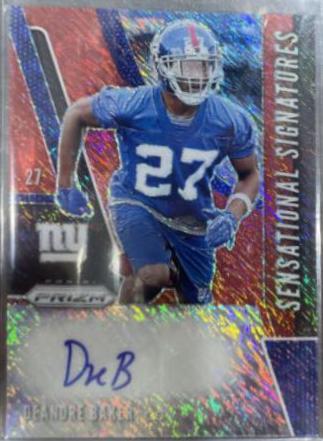 Deandre Baker [Red Shimmer Prizm] #SE-DEB