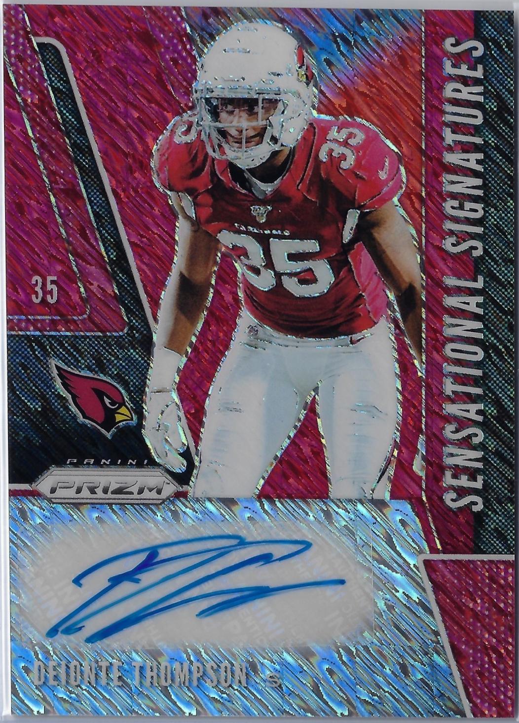 Deionte Thompson [Red Shimmer Prizm] #SE-DET