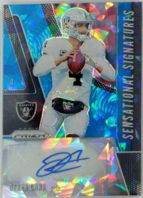 Derek Carr [Blue Ice Prizm] #SE-DEC