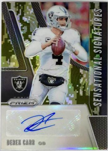 Derek Carr [Camo Prizm] #SE-DEC