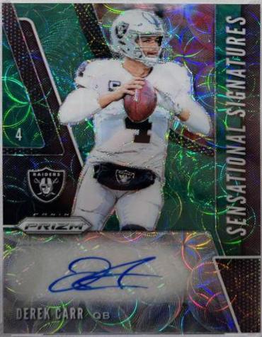 Derek Carr [Green Scope Prizm] #SE-DEC