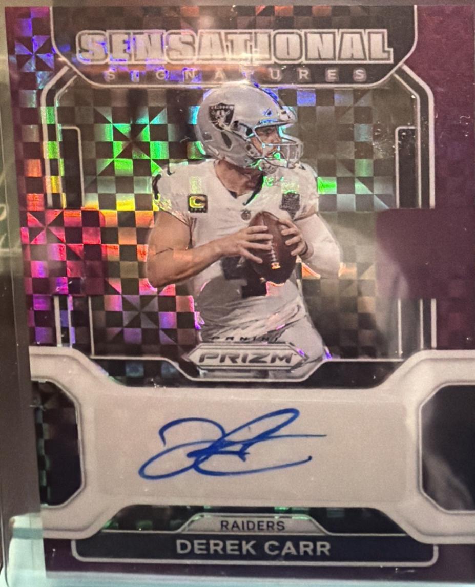 Derek Carr [Purple Power Prizm] #SE-DEC