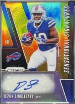 Devin Singletary [Gold Prizm] #SE-DES