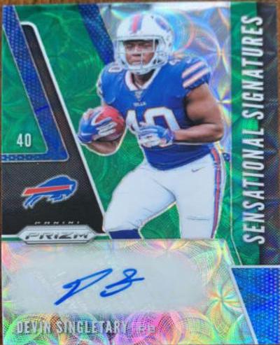 Devin Singletary [Green Scope Prizm] #SE-DES
