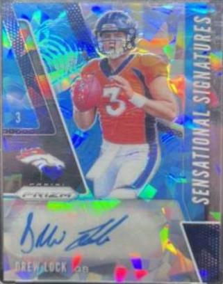 Drew Lock [Blue Ice Prizm] #SE-DRL