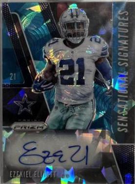 Ezekiel Elliott [Blue Ice Prizm] #SE-EZE