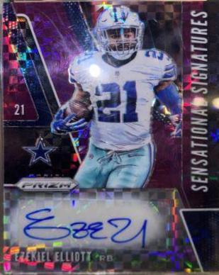 Ezekiel Elliott [Purple Power Prizm] #SE-EZE