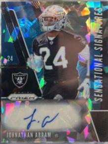 Johnathan Abram [Blue Ice Prizm] #SE-JOA