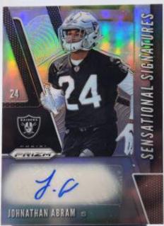 Johnathan Abram [Gold Prizm] #SE-JOA