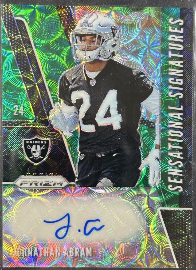 Johnathan Abram [Green Scope Prizm] #SE-JOA