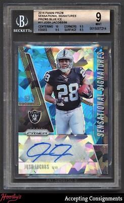 Josh Jacobs [Blue Ice Prizm] #SE-JOJ