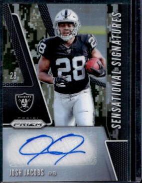 Josh Jacobs [Camo Prizm] #SE-JOJ