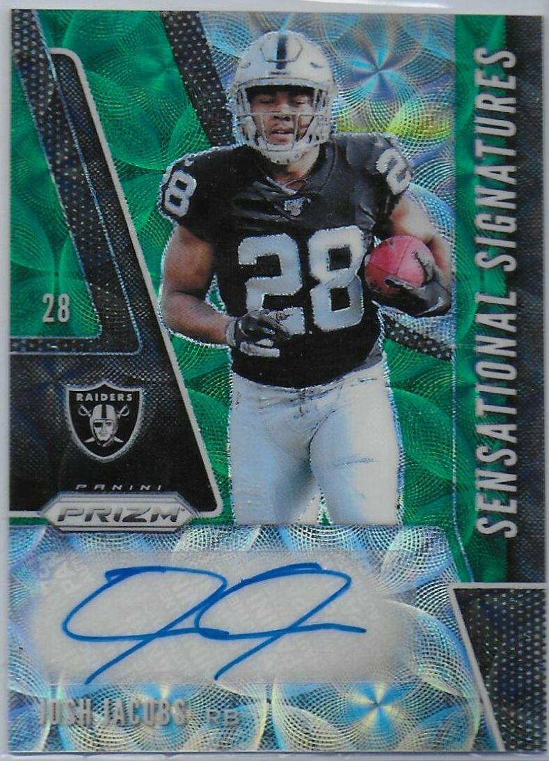 Josh Jacobs [Green Scope Prizm] #SE-JOJ