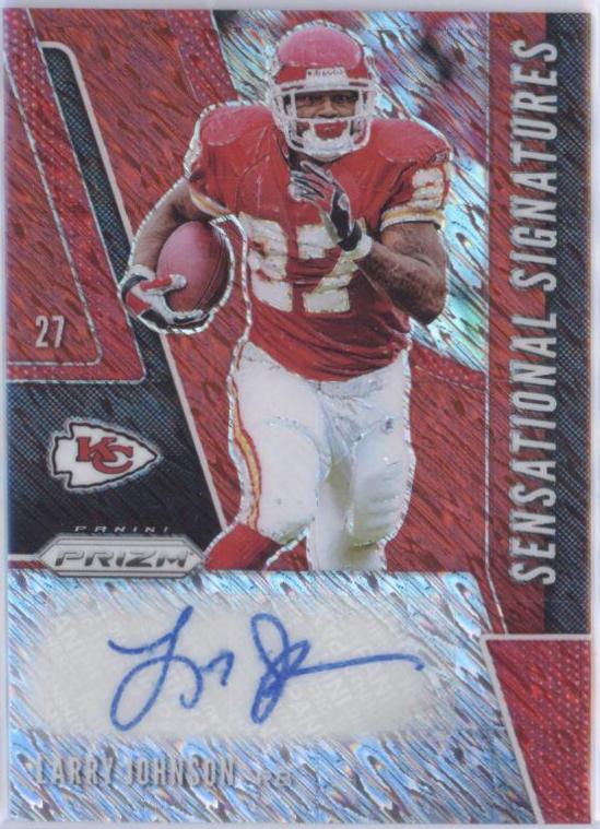 Larry Johnson [Red Shimmer Prizm] #SE-LAJ