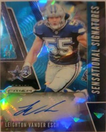 Leighton Vander Esch [Blue Ice Prizm] #SE-LVE
