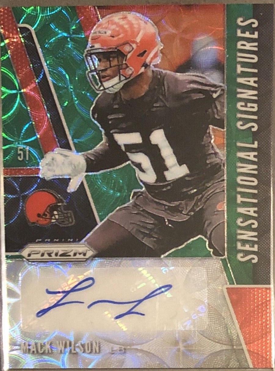 Mack Wilson [Green Scope Prizm] #SE-MAW