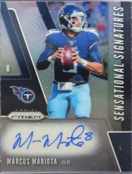 Marcus Mariota [Gold Prizm] #SE-MAM