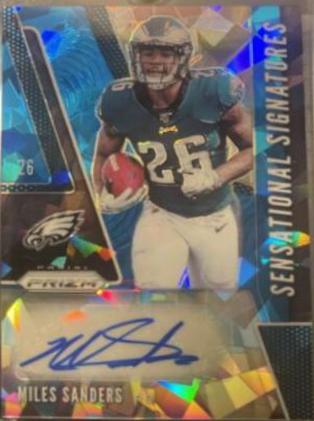 Miles Sanders [Blue Ice Prizm] #SE-MIS