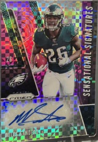 Miles Sanders [Purple Power Prizm] #SE-MIS