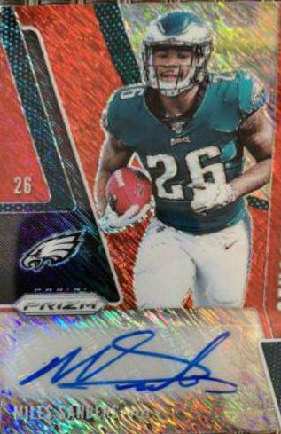 Miles Sanders [Red Shimmer Prizm] #SE-MIS
