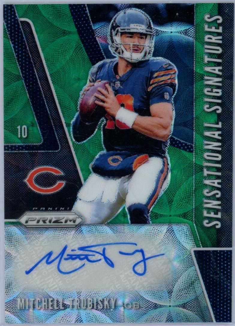 Mitchell Trubisky [Green Scope Prizm] #SE-MIT