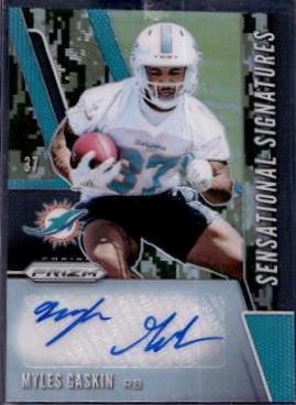 Myles Gaskin [Camo Prizm] #SE-MYG