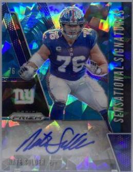 Nate Solder [Blue Ice Prizm] #SE-NAS