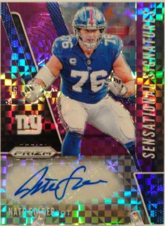 Nate Solder [Purple Power Prizm] #SE-NAS