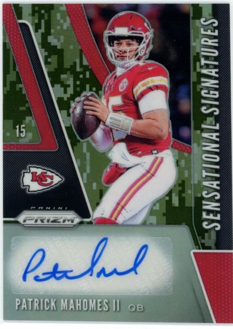 Patrick Mahomes II [Camo Prizm] #SE-PAM