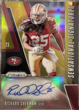 Richard Sherman [Gold Prizm] #SE-RIS